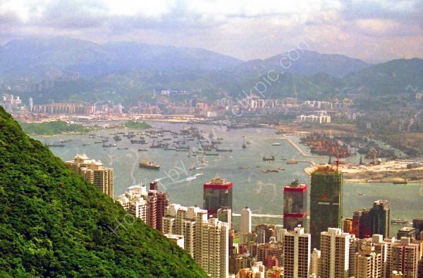 View of Victoria Harbour, Hong Kong
